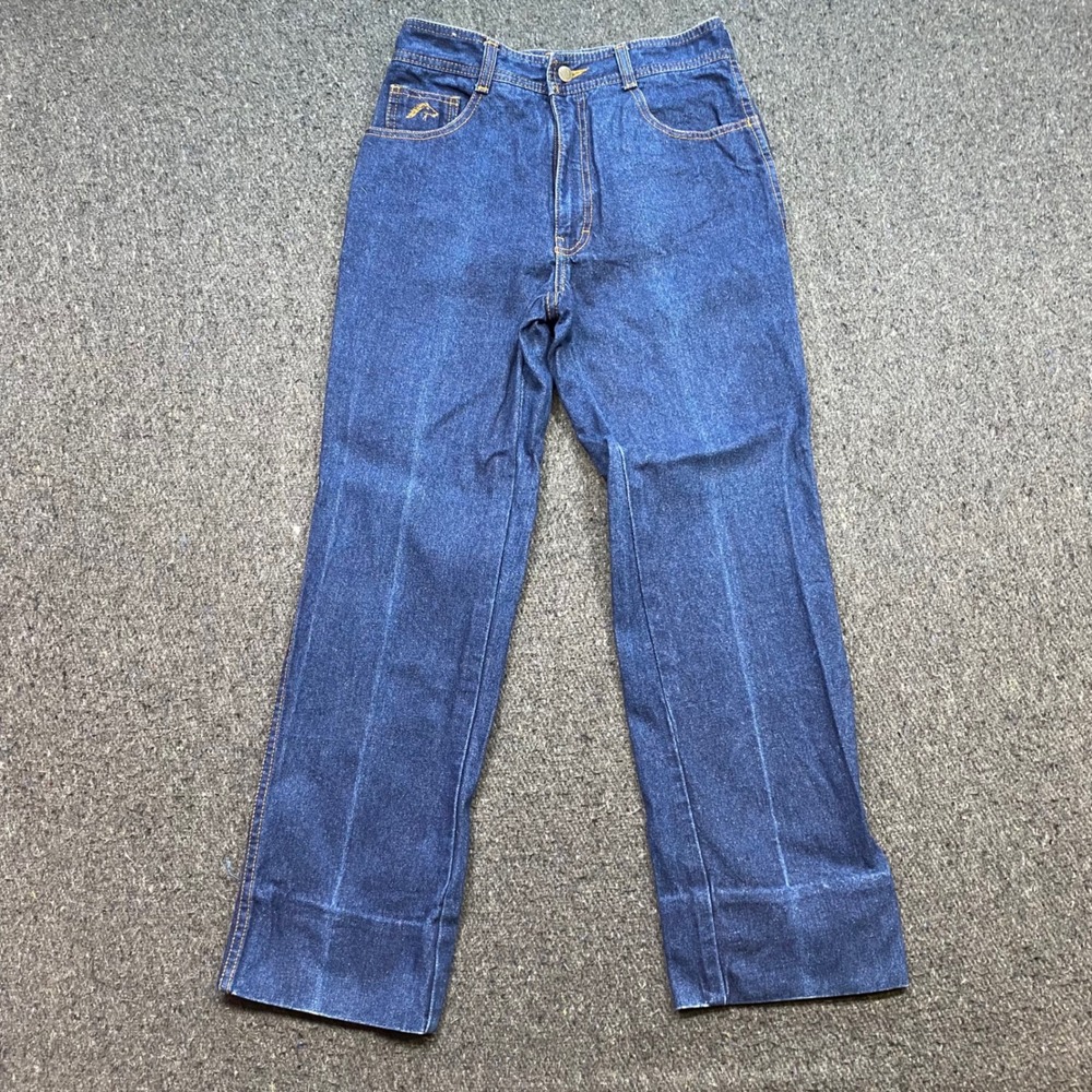 Jordache Vintage Jeans Sz 10 Womens Blue Retro 80s High Rise Straight Leg Denim